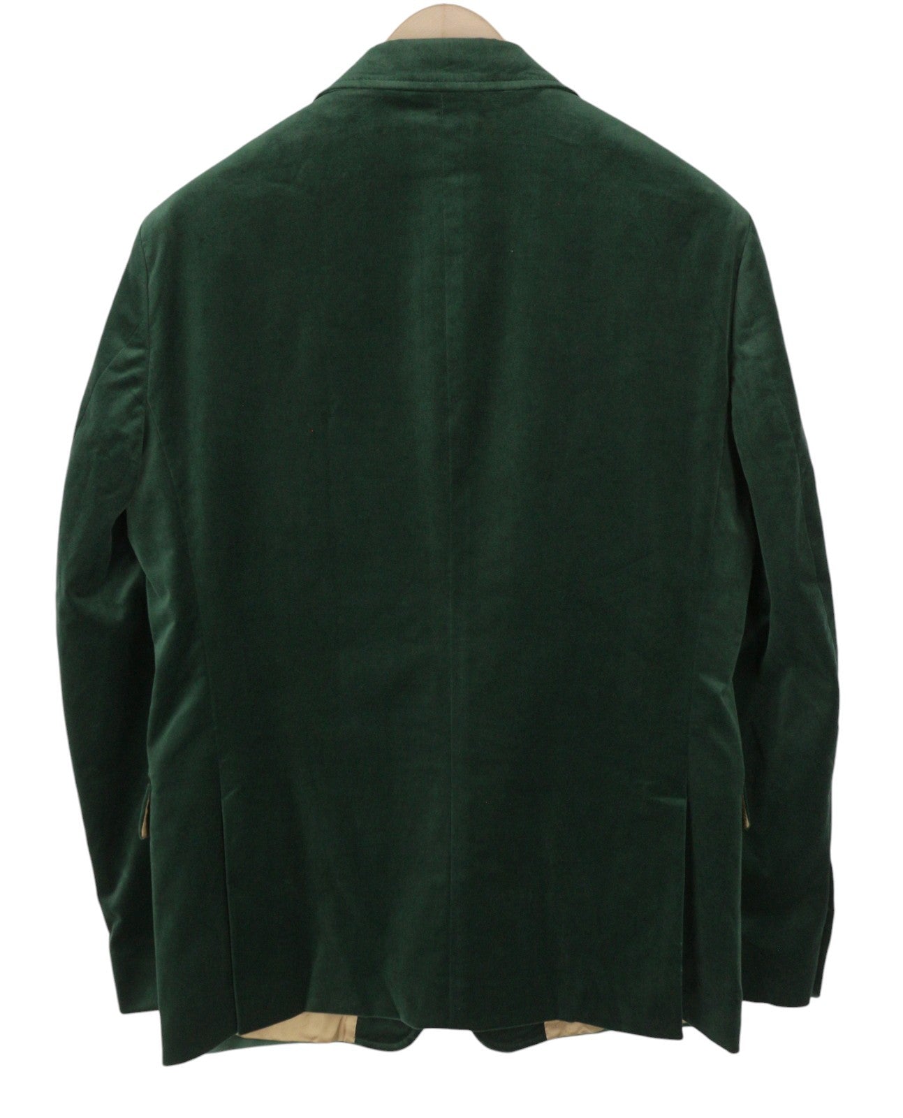 GANT Velvet Club Men Blazer EU54 Green Tartan Notch RRP499