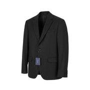 GANT Flannel Check Men Blazer EU54 Charcoal Slim Wool