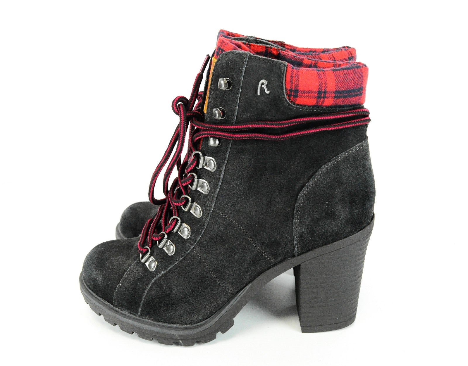 REPLAY Women Shoes EU40 Brown Suede Casual Lace Ankle Heel Boots_