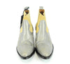 Silver Leather Shoes