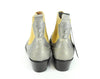 Silver Leather Shoes