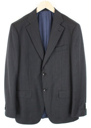 SUITSUPPLY Napoli Men Blazer UK42L Pure Wool Super 110's Single-Breasted Grey