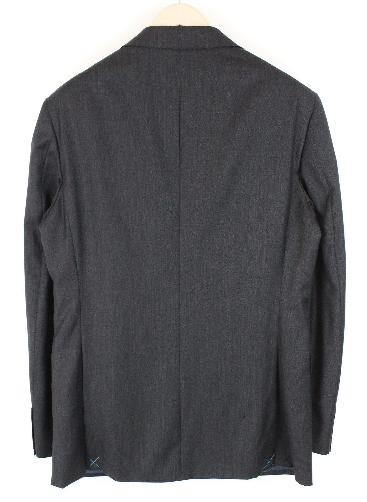 SUITSUPPLY Napoli Men Blazer UK42L Pure Wool Super 110's Single-Breasted Grey