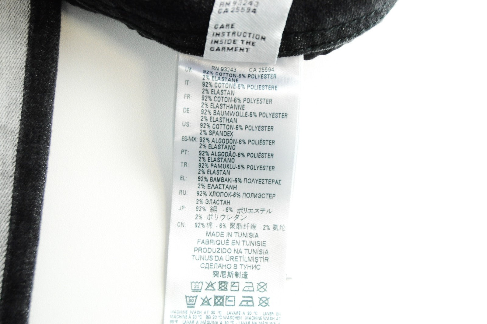 DIESEL Sleenker-X-SP 082AX Men Jeans W33/L32 Slim Skinny Grey Cotton Stretch