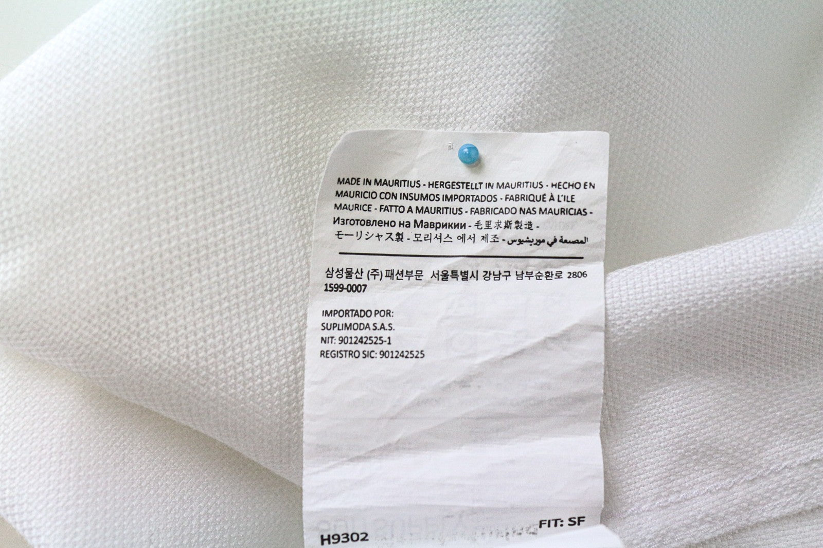 SUITSUPPLY Traveller Men's Formal Shirt 37/14 1/2 Slim White Cotton Long Sleeve