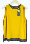 Yellow Polyester T-Shirt