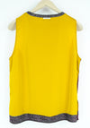 Yellow Polyester T-Shirt