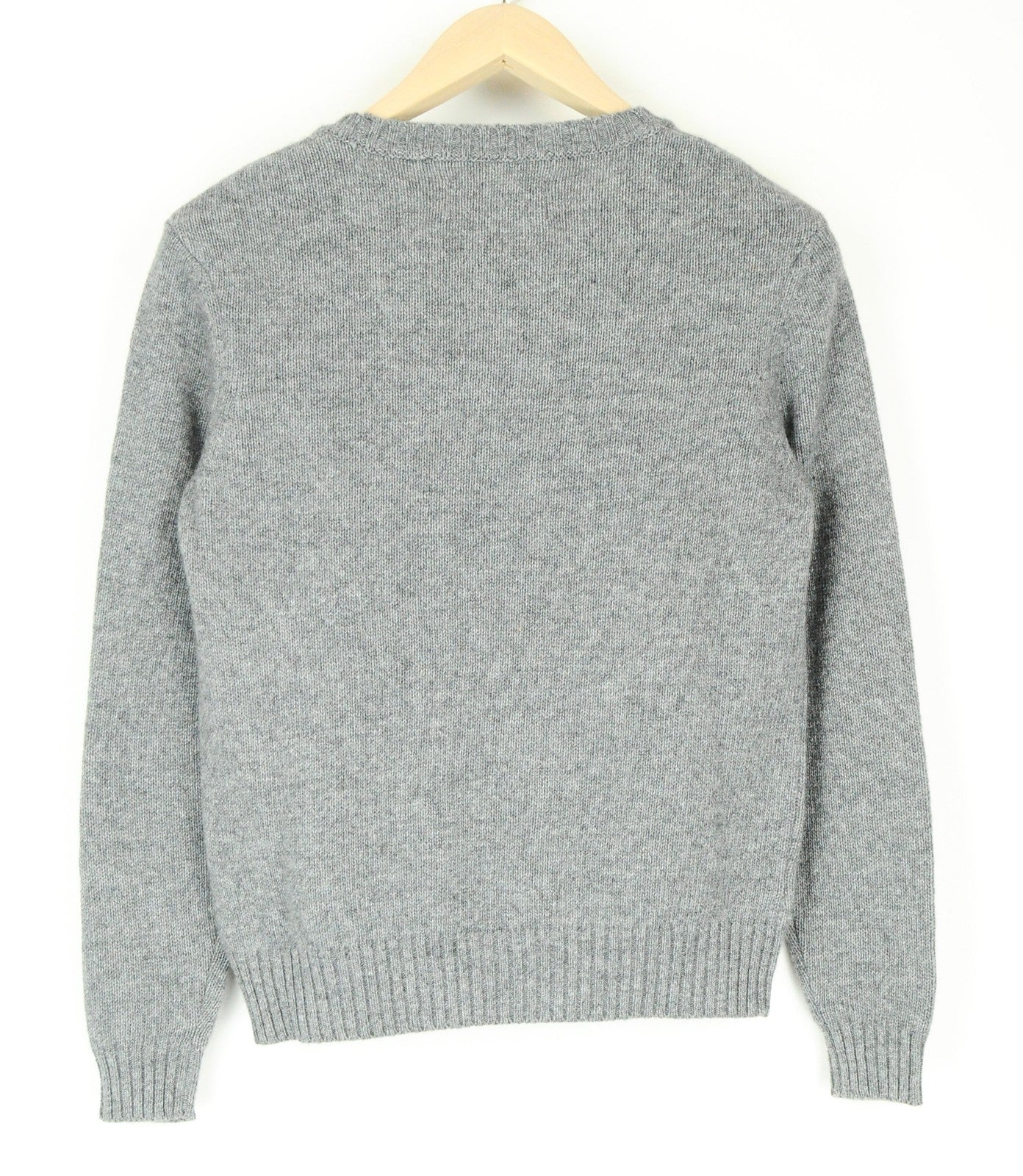 REPLAY Men Jumper XS Wool Blend Grey Knitted Long Sleeved Pullover Sweater