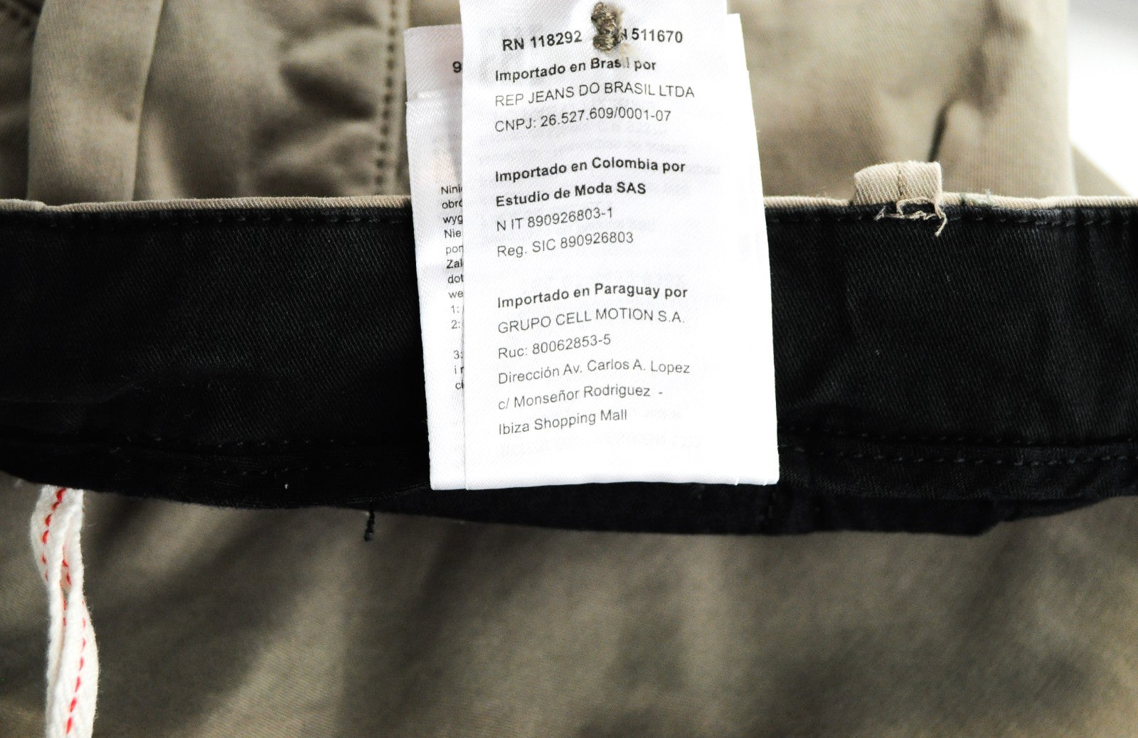 REPLAY Men Trousers 38 Sand Brown Khaki Cotton Stretch Multi Pocket Cargo RRP139