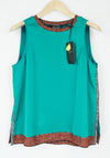 Green Polyester Blouse
