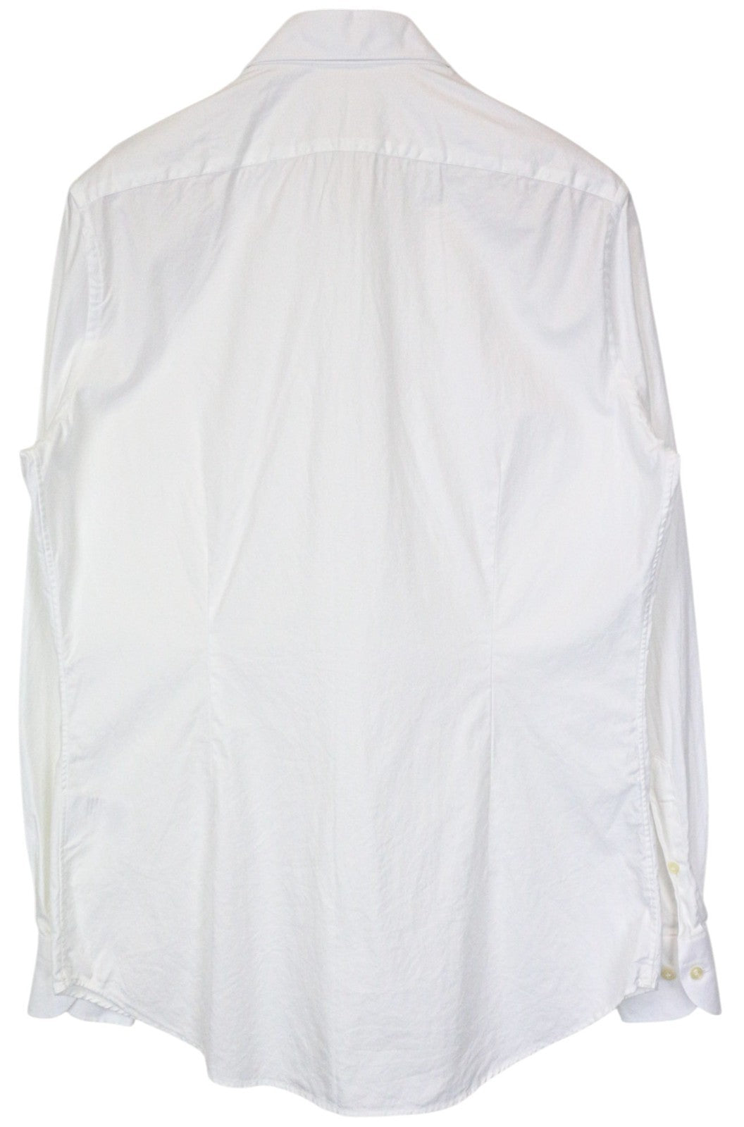 SUITSUPPLY Men's Formal Shirt 42/16 1/2 Extra Slim White Cotton Long Sleeve