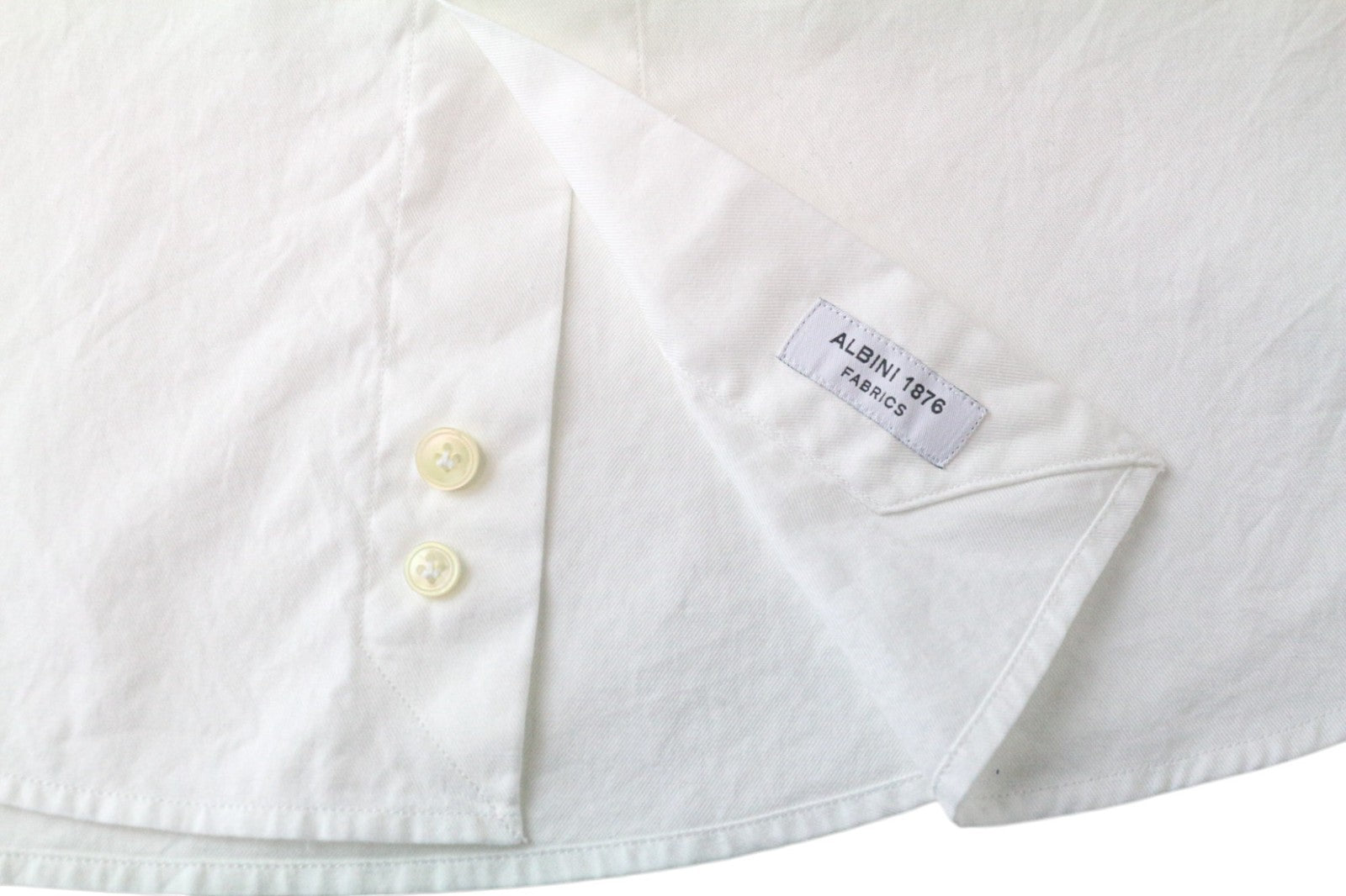 SUITSUPPLY Men's Formal Shirt 42/16 1/2 Extra Slim White Cotton Long Sleeve