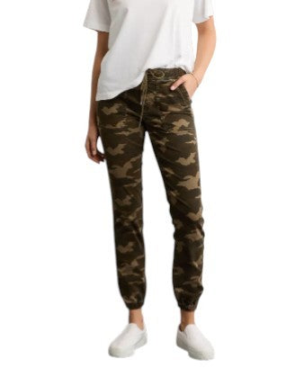 AMERICAN EAGLE OUTFITTERS Jegging Jogger Women Trousers W30 Green Camouflage