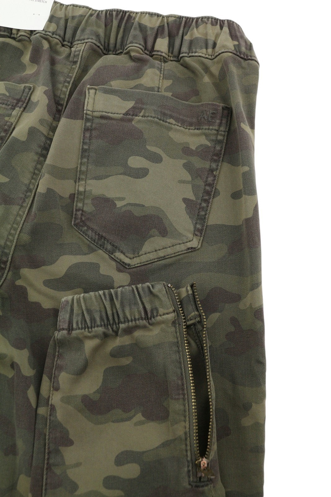 AMERICAN EAGLE OUTFITTERS Jegging Jogger Women Trousers W26 Green Camouflage