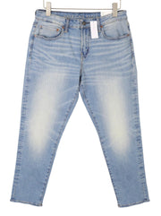 AMERICAN EAGLE OUTFITTERS Airflex+ Men Jeans W32/L30 Athletic Light Wash Blue