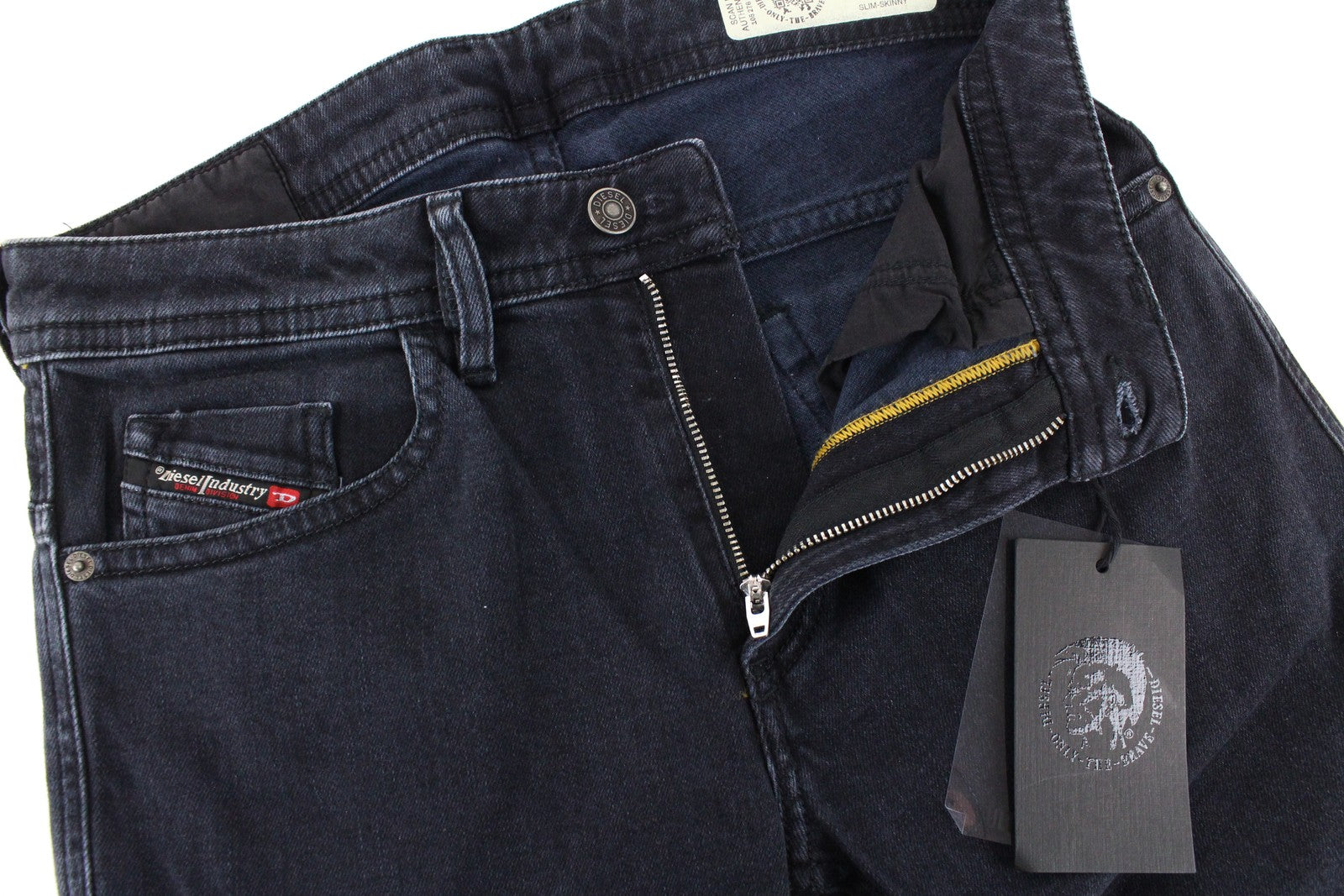 DIESEL Thommer 084NK Men Jeans W28/L32 Slim Skinny Fit Cotton Stretch Navy
