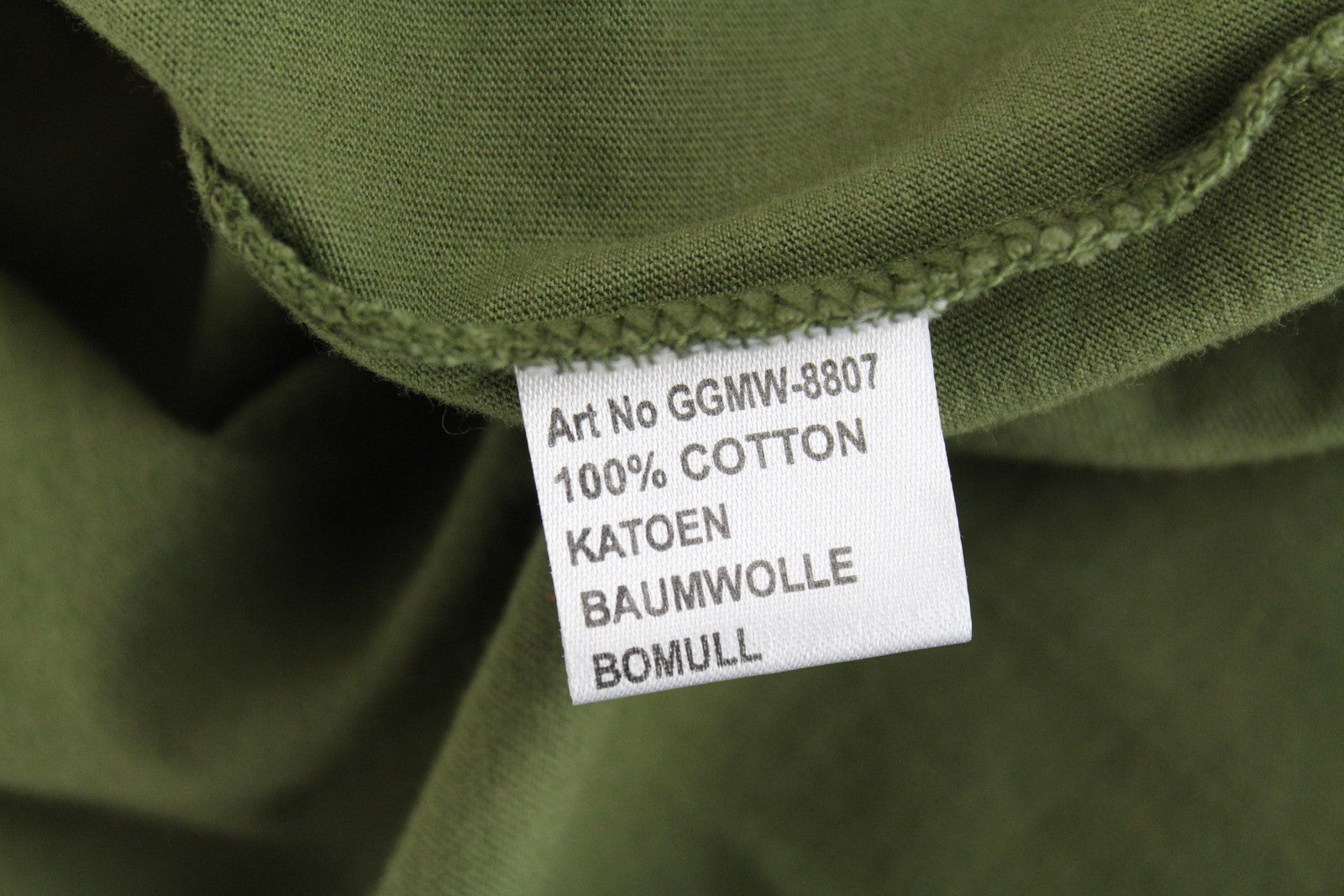 GOOD GENES Men T-Shirt M Green Pure Cotton Short Sleeved Round Neck Pull On