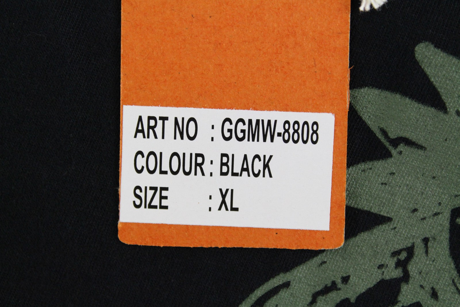 GOOD GENES Men T-Shirt XL Black Pure Cotton Short Sleeved Logo Pull On