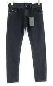 DIESEL Thommer 084NK Men Jeans W28/L30 Dark Blue Slim Skinny Navy Cotton Stretch