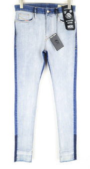 DIESEL D-Istort-SP 085AU Men Jeans W29/L32 Slim Skinny Fit Blue Cotton Stretch