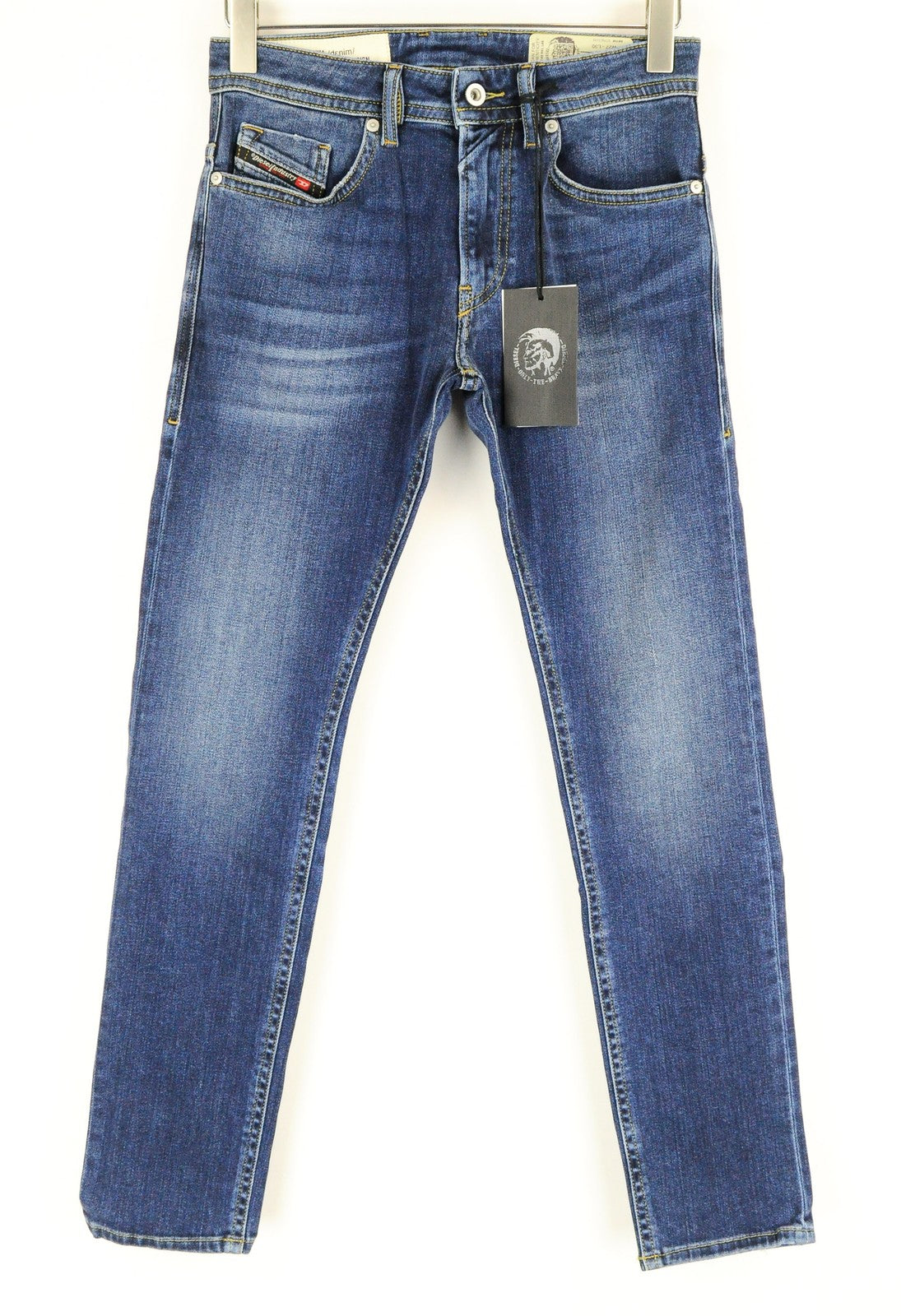 DIESEL Thommer 0870F Men Jeans W28/L32 Slim Skinny Wash Blue Cotton Stretch