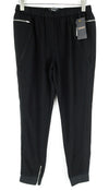 Black Polyester Trousers