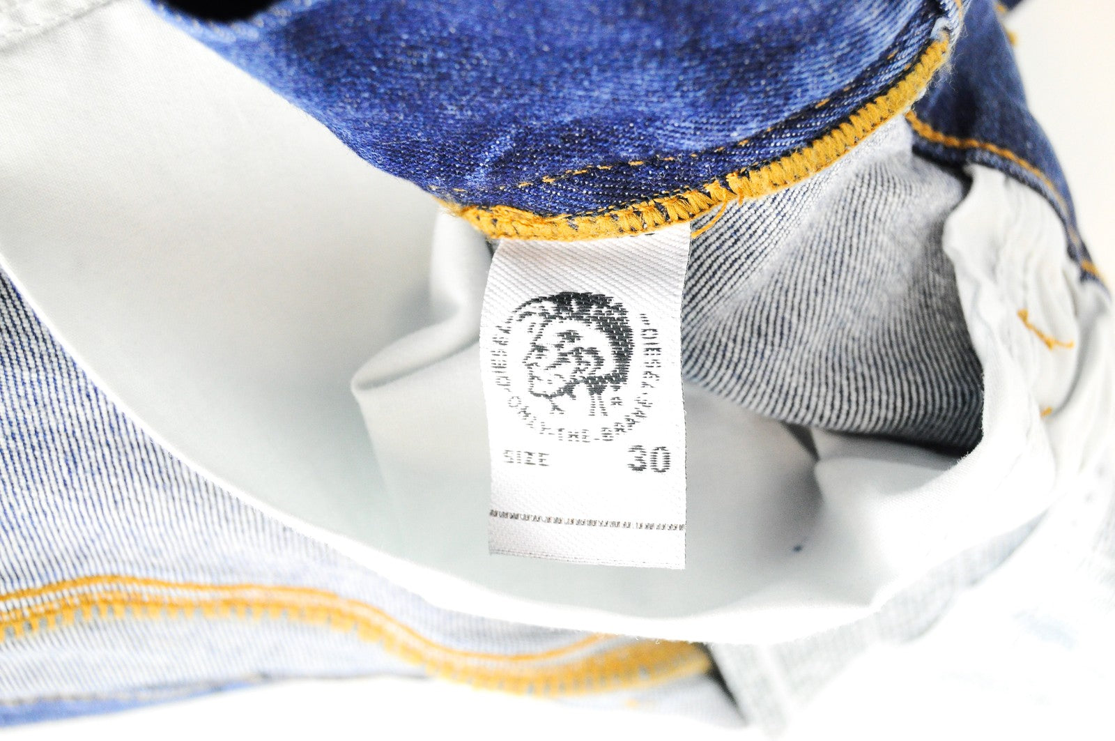 DIESEL D-Istort-SP 085AU Men Jeans W30/L32 Super Skinny Blue Cotton Stretch