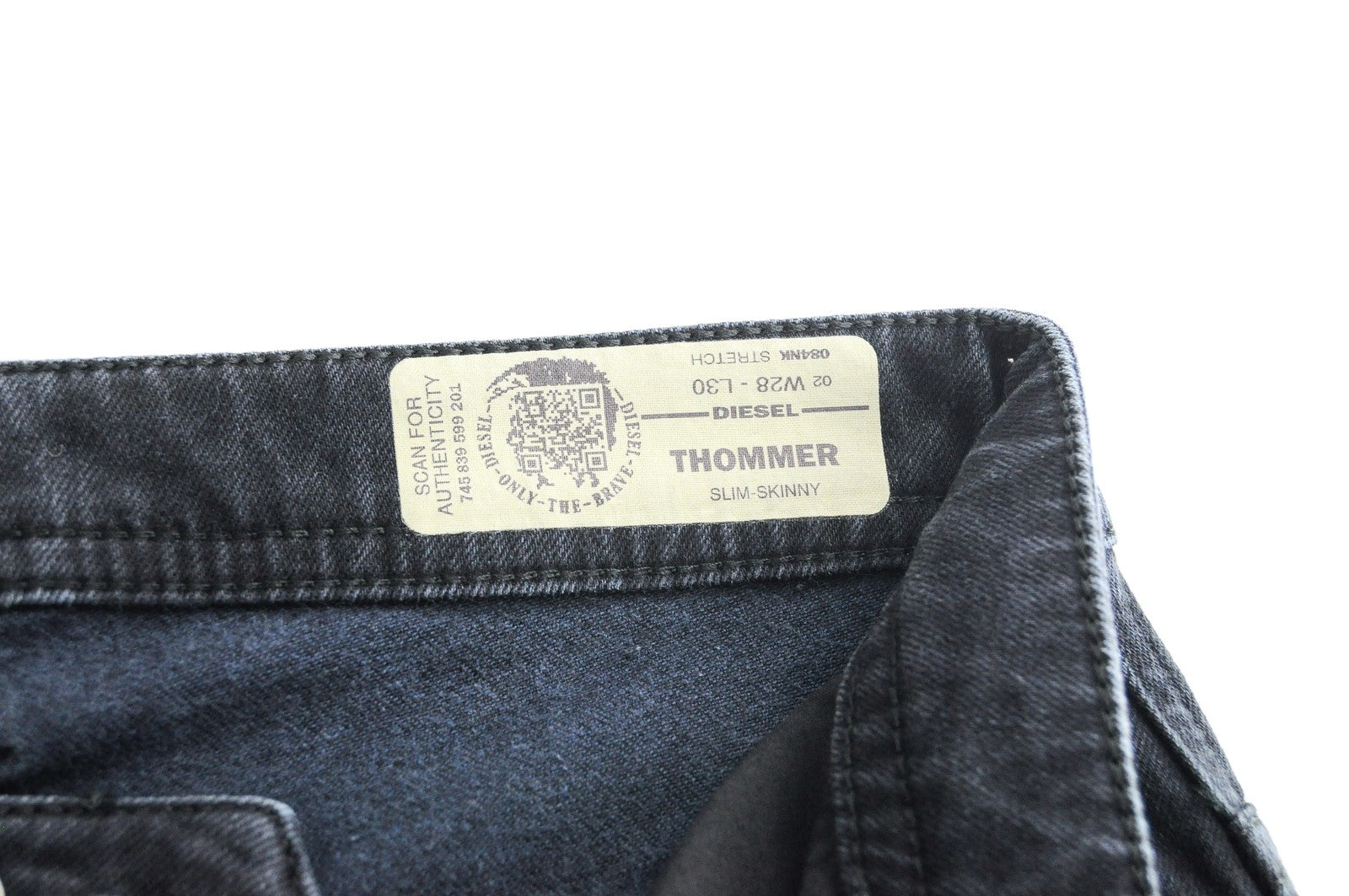 DIESEL Thommer 084NK Men Jeans W28/L30 Slim Skinny Fit Blue Cotton Stretch