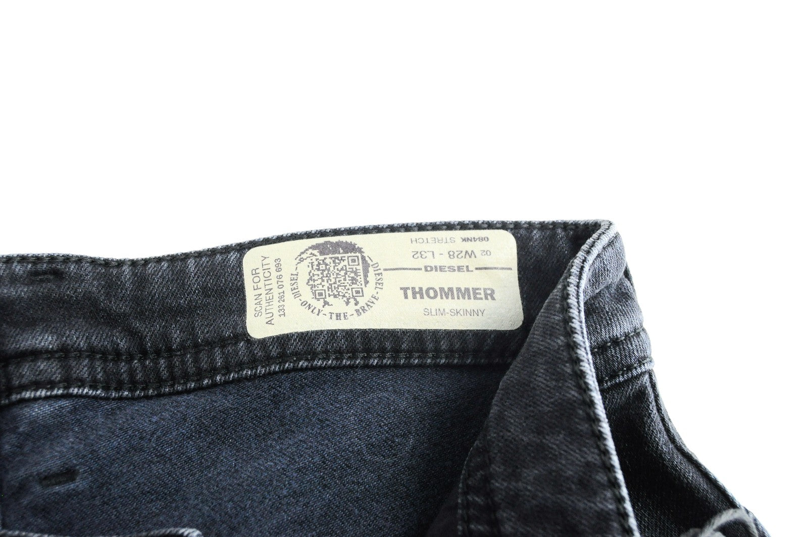 DIESEL Thommer 084NK Men Jeans W28/L32 Slim Skinny Fit Dark Blue Stretch