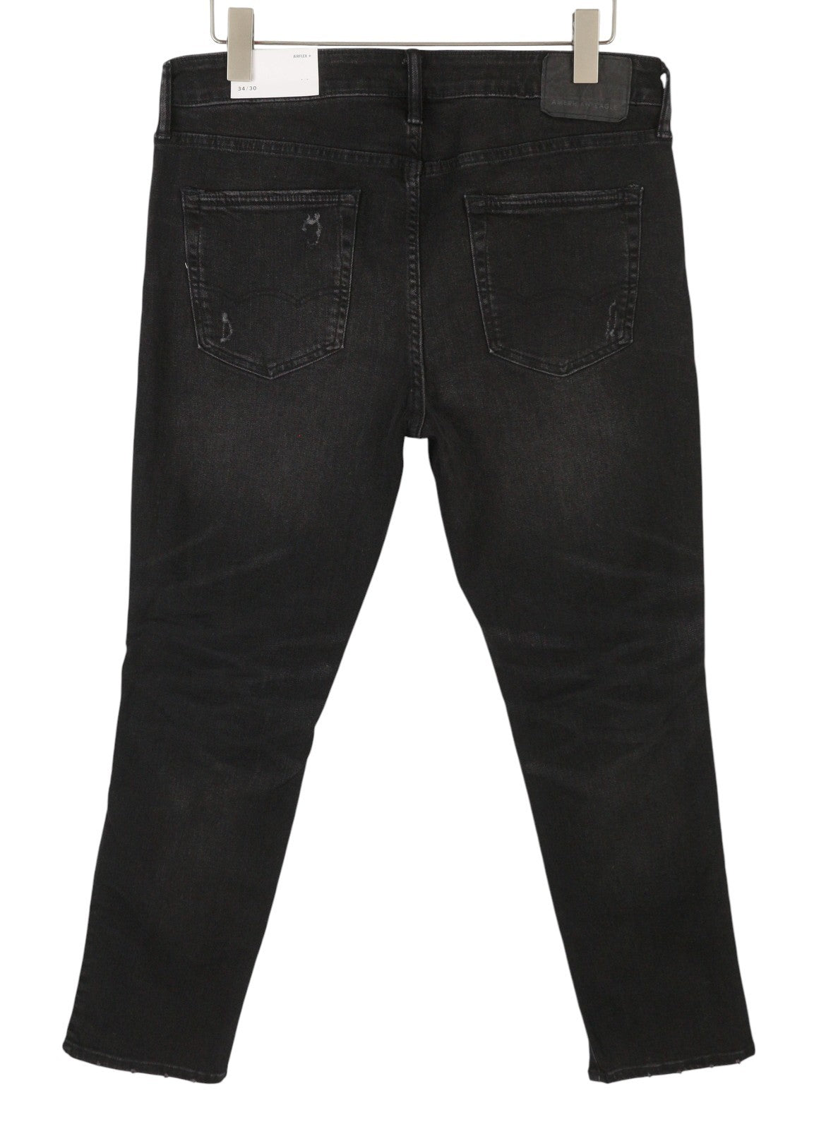AMERICAN EAGLE OUTFITTERS Airflex+ Men Jeans W34/L30 Bold Black Slim Stretch