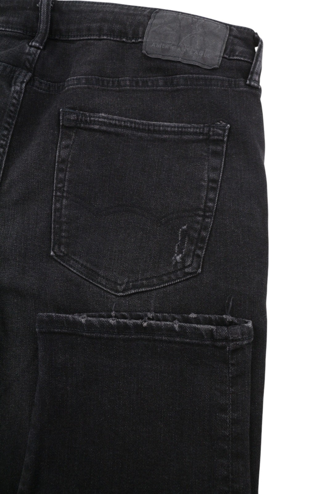 AMERICAN EAGLE OUTFITTERS Airflex+ Men Jeans W34/L30 Bold Black Slim Stretch