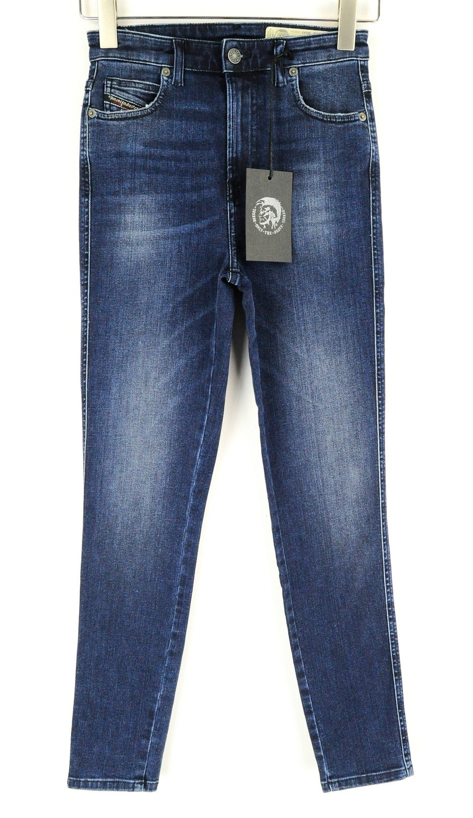 DIESEL Babhila-High 083AE Women Jeans W24/L32 Slim Skinny High Waisted Zip-Fly