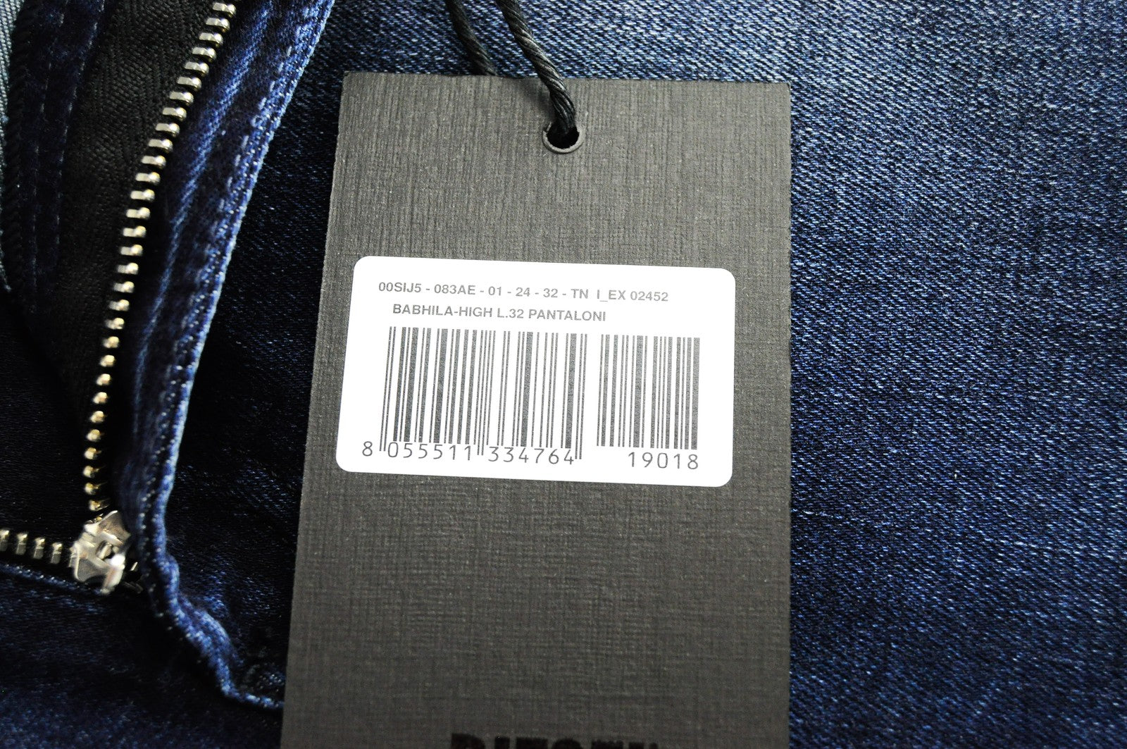 DIESEL Babhila-High 083AE Women Jeans W24/L32 Slim Skinny High Waisted Zip-Fly