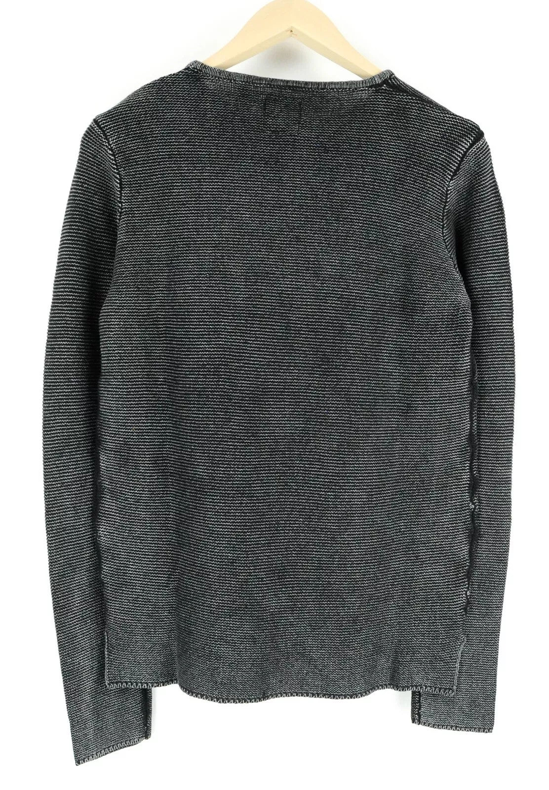 GOOD GENES Women Jumper L Black Cotton Long Sleeve Knitted Pullover Sweater