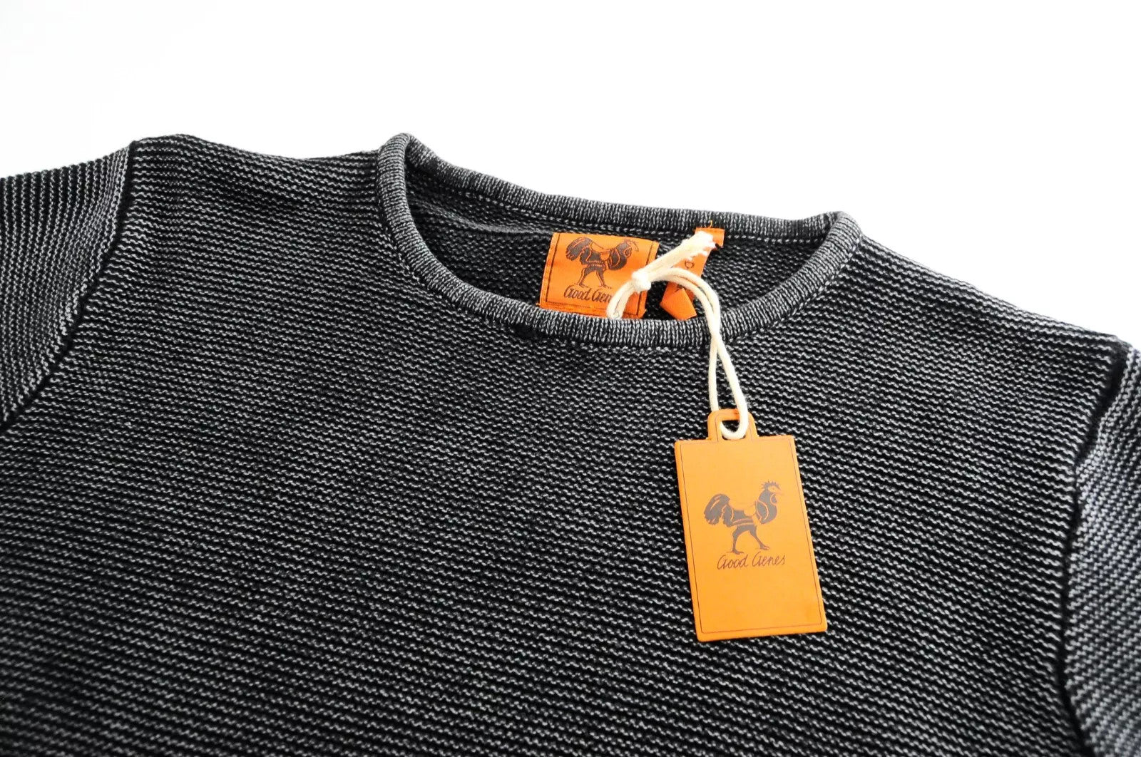 GOOD GENES Women Jumper L Black Cotton Long Sleeve Knitted Pullover Sweater