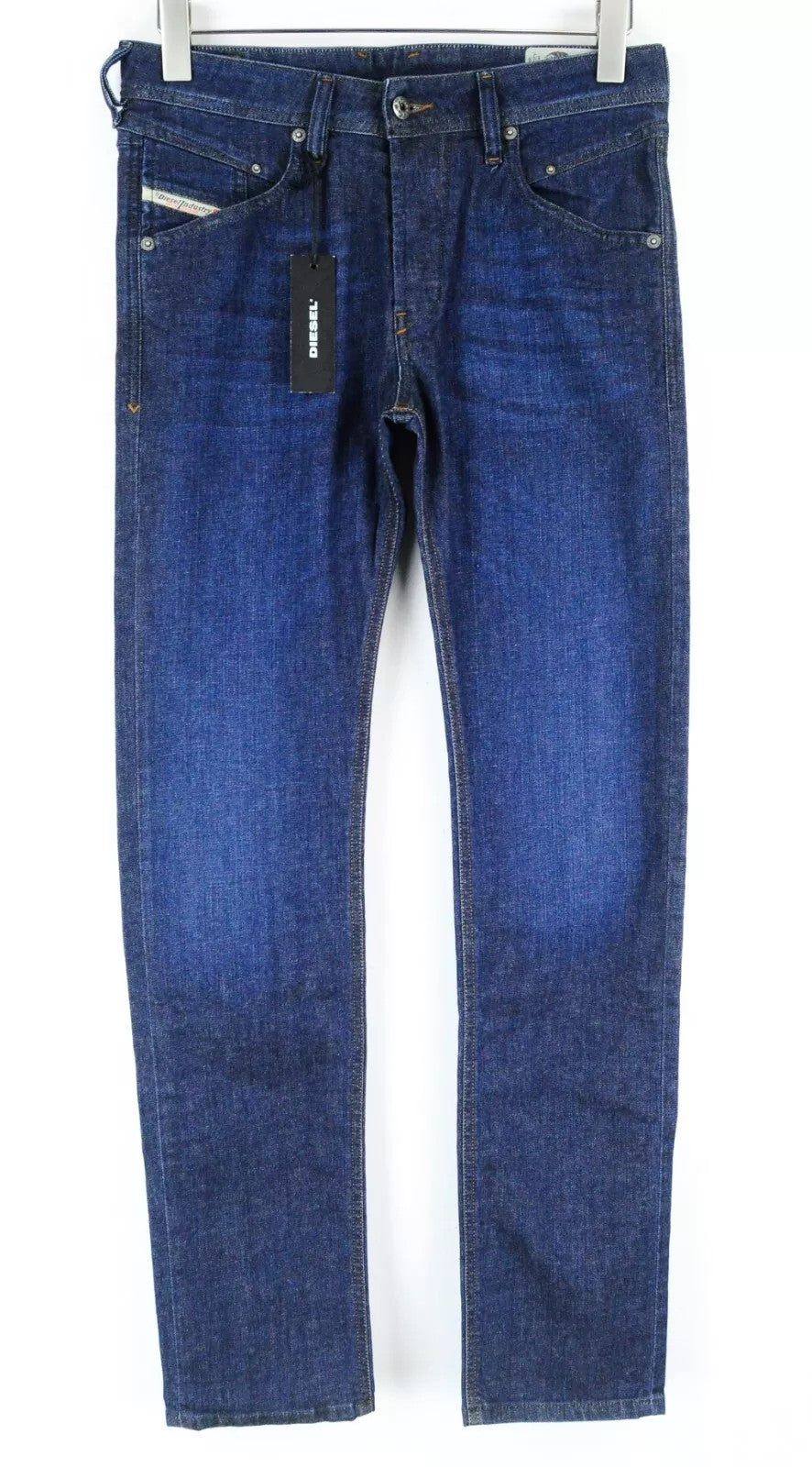 DIESEL Belther-R R13M8 Men Jeans W28/L32 Slim Tapered Fit Blue Cotton Stretch