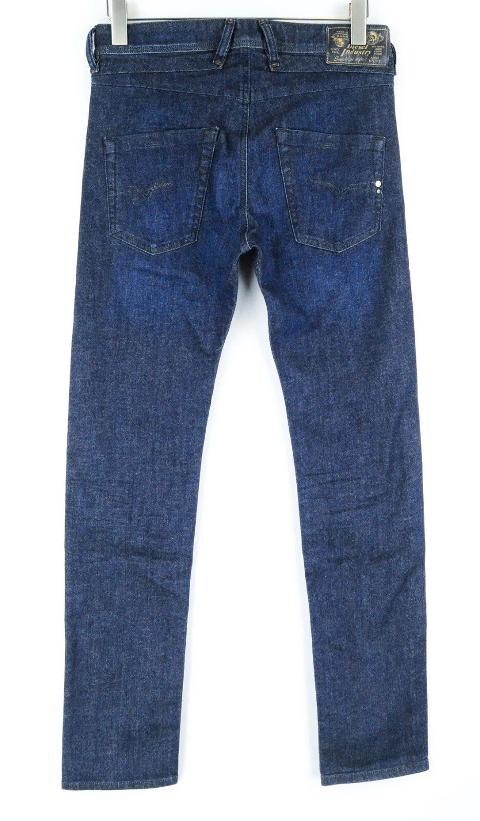 DIESEL Belther-R R13M8 Men Jeans W28/L32 Slim Tapered Fit Blue Cotton Stretch