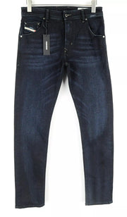 DIESEL Krayver R46D8 Men Jeans W28/L32 Slim Carrot Fit Dark Blue Cotton Stretch