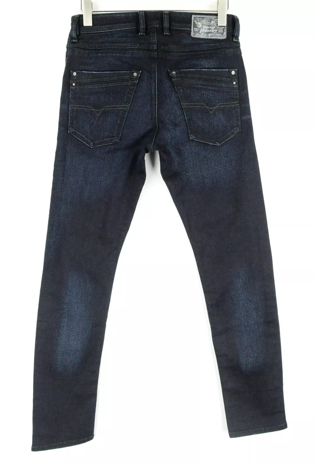 DIESEL Krayver R46D8 Men Jeans W28/L32 Slim Carrot Fit Dark Blue Cotton Stretch