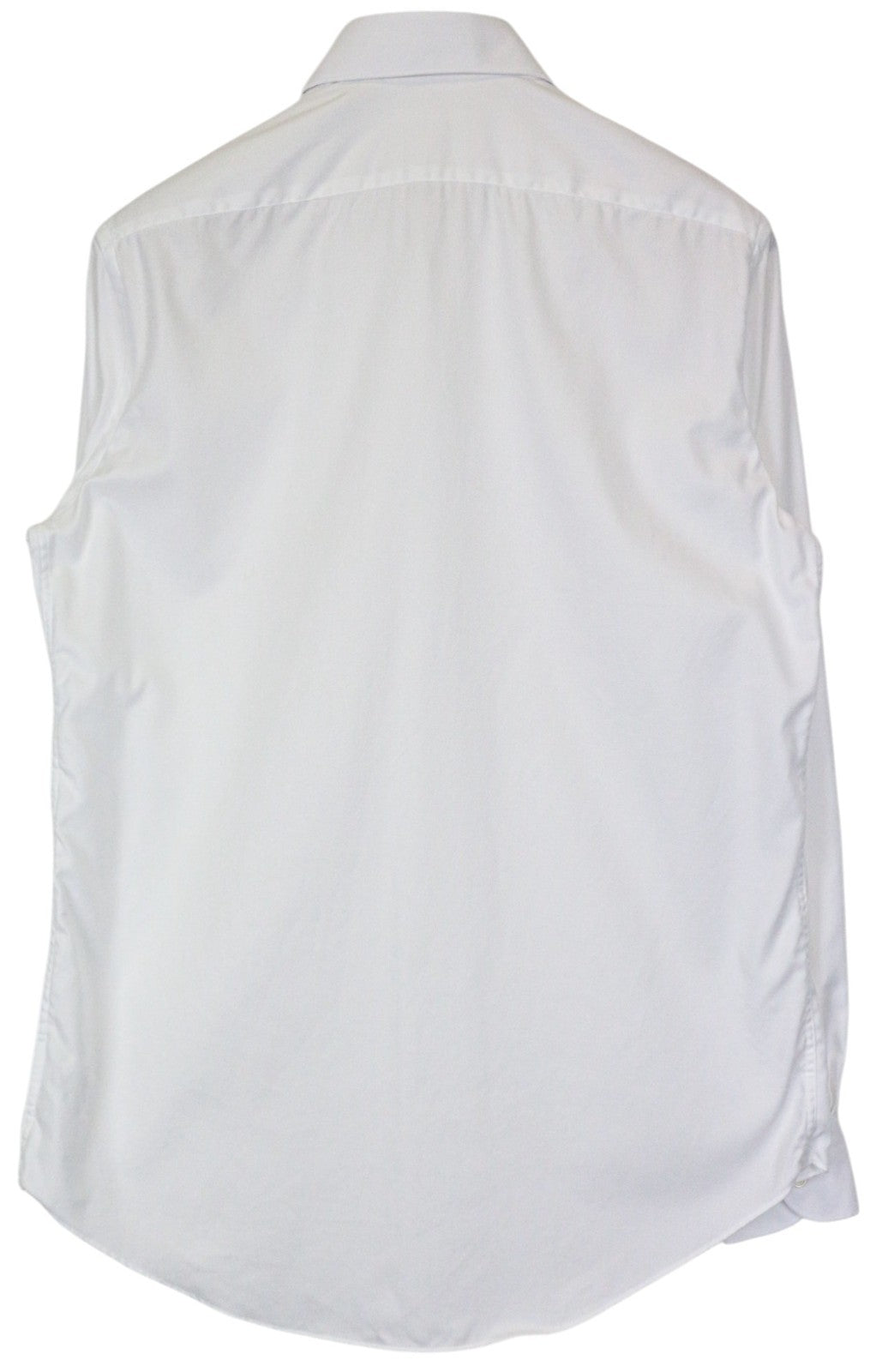 SUITSUPPLY Traveller Men's Formal Shirt 40 Slim White Pure Cotton Long Sleeve