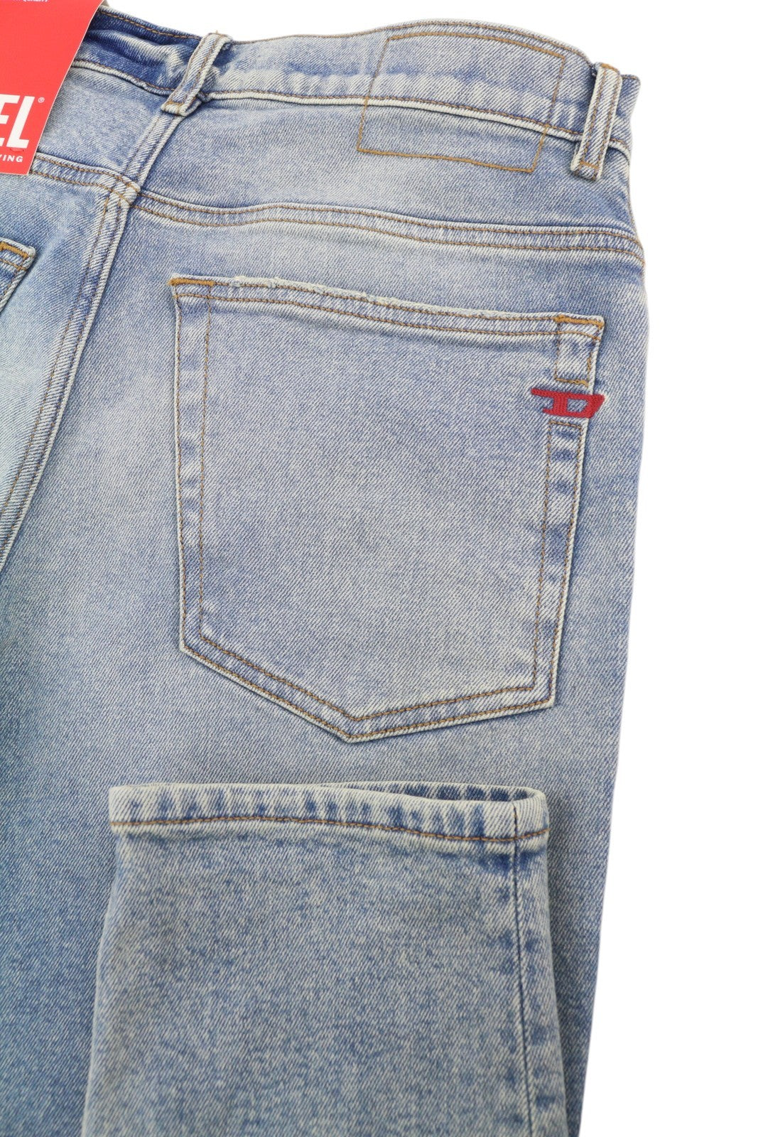 DIESEL 2005 D-Fining 09E86 Men Jeans W30/L32 Blue Faded Regular Fit Tapered Leg