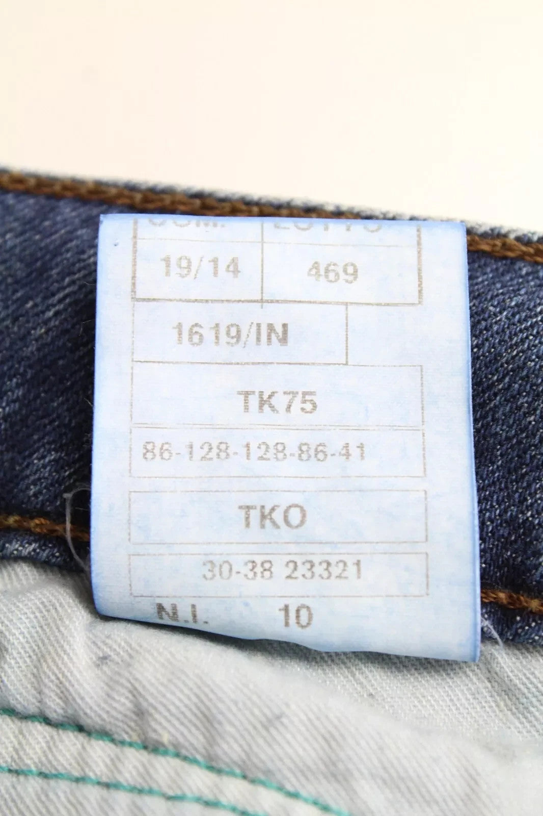 TAKESHY KUROSAWA Power Men Jeans W30 Slim Fit Washed Cotton Stretch Blue