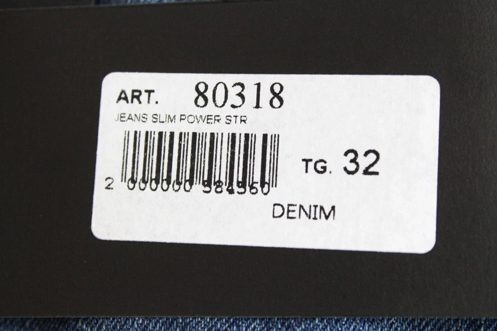 TAKESHY KUROSAWA Power Men Jeans W32 Slim Distressed Cotton Stretch Blue