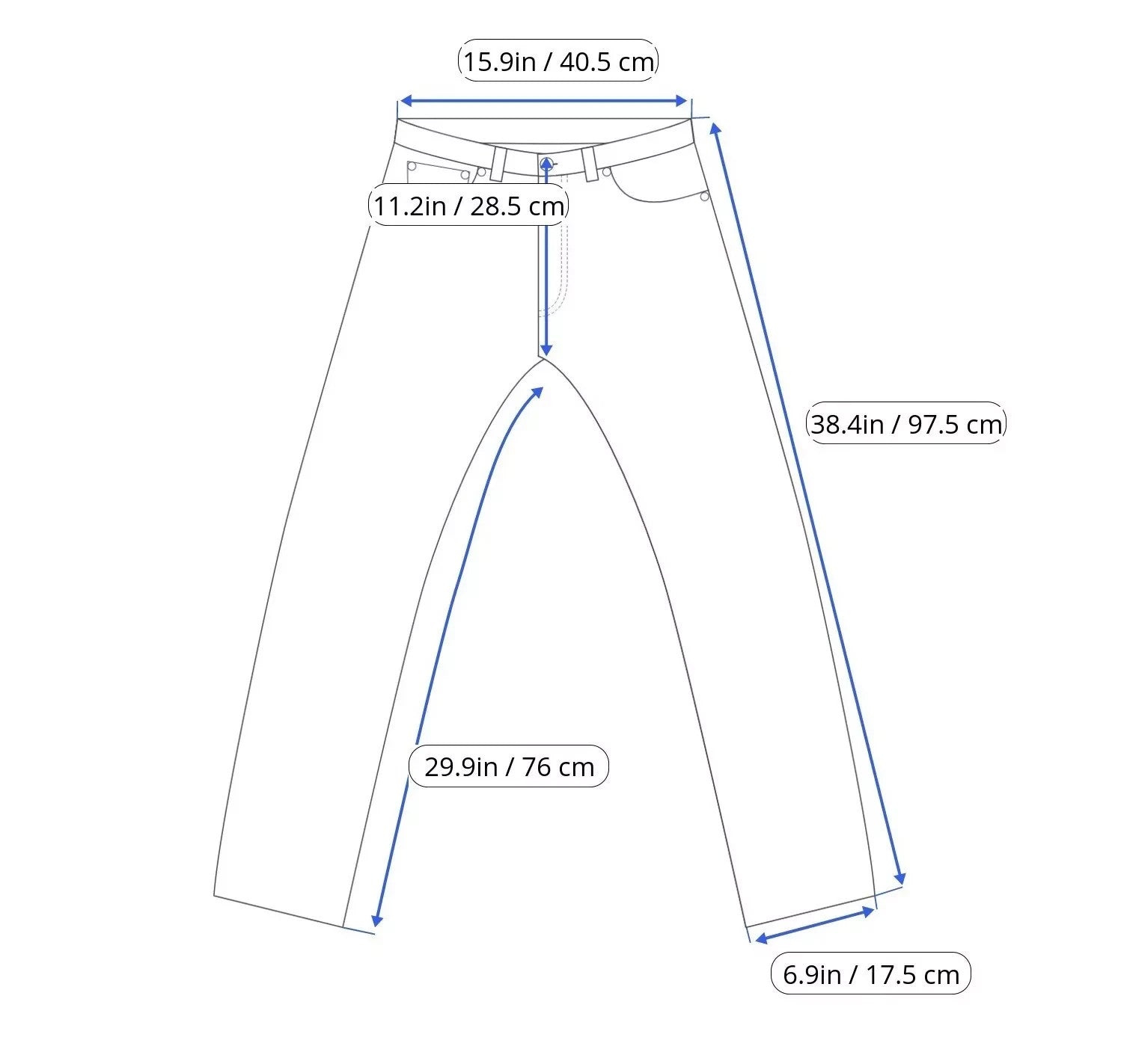 REPLAY Atelier Men Jeans W31/L30 Slim Black Blue Pure Cotton Slit Pocket