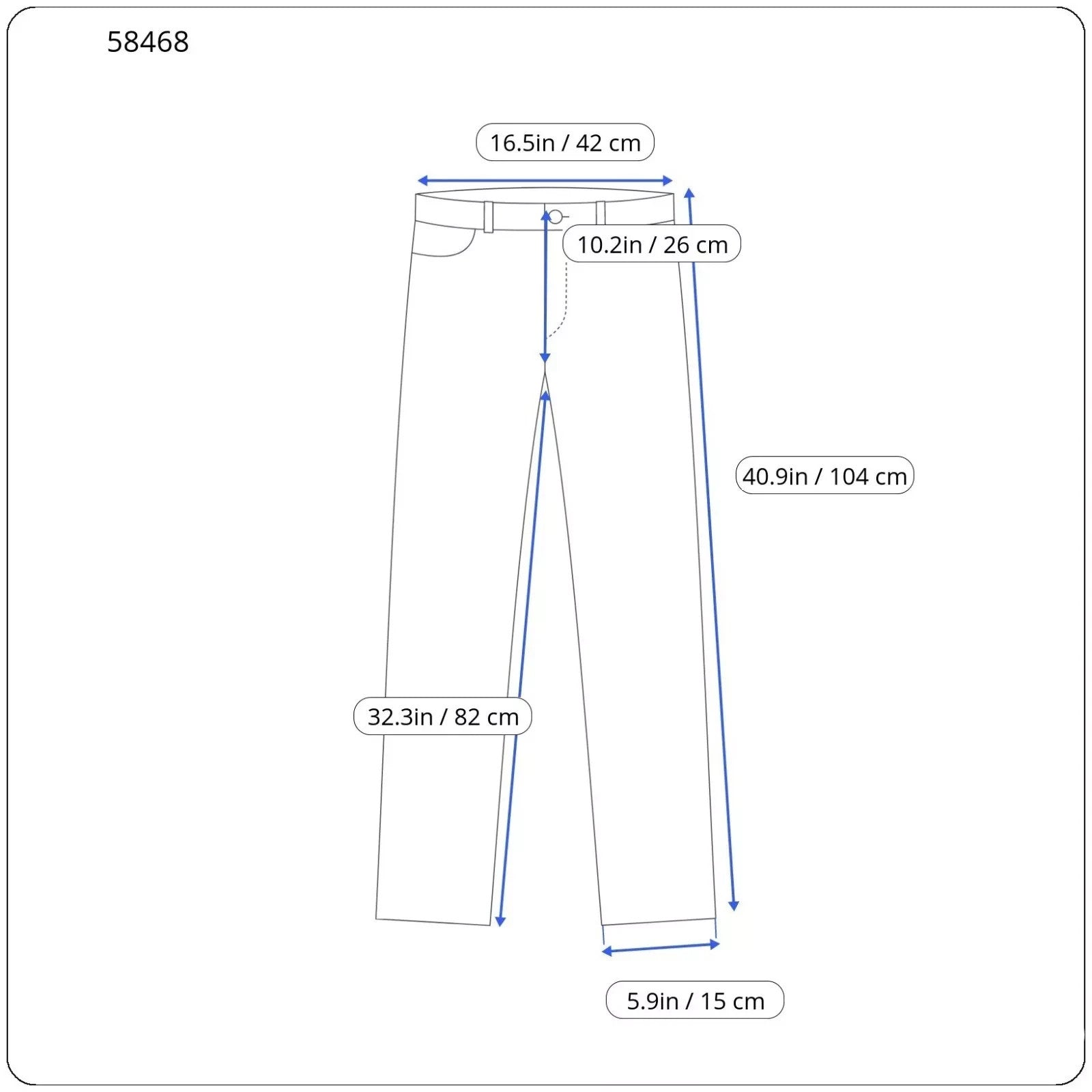SCOTCH & SODA Tye Men Jeans W30/L32 Slim Carrot Fit Blue Pure Cotton Washed