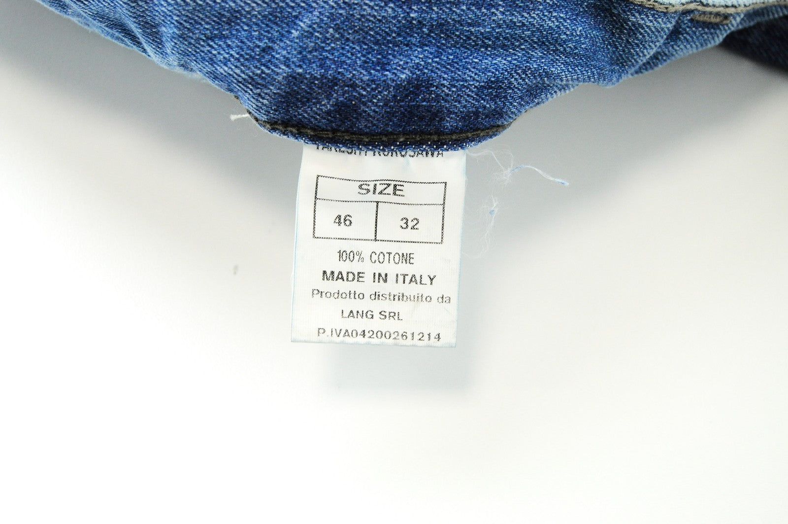 TAKESHY KUROSAWA Men Jeans W32 Slim Fit Light Blue Washed Distressed Cotton_