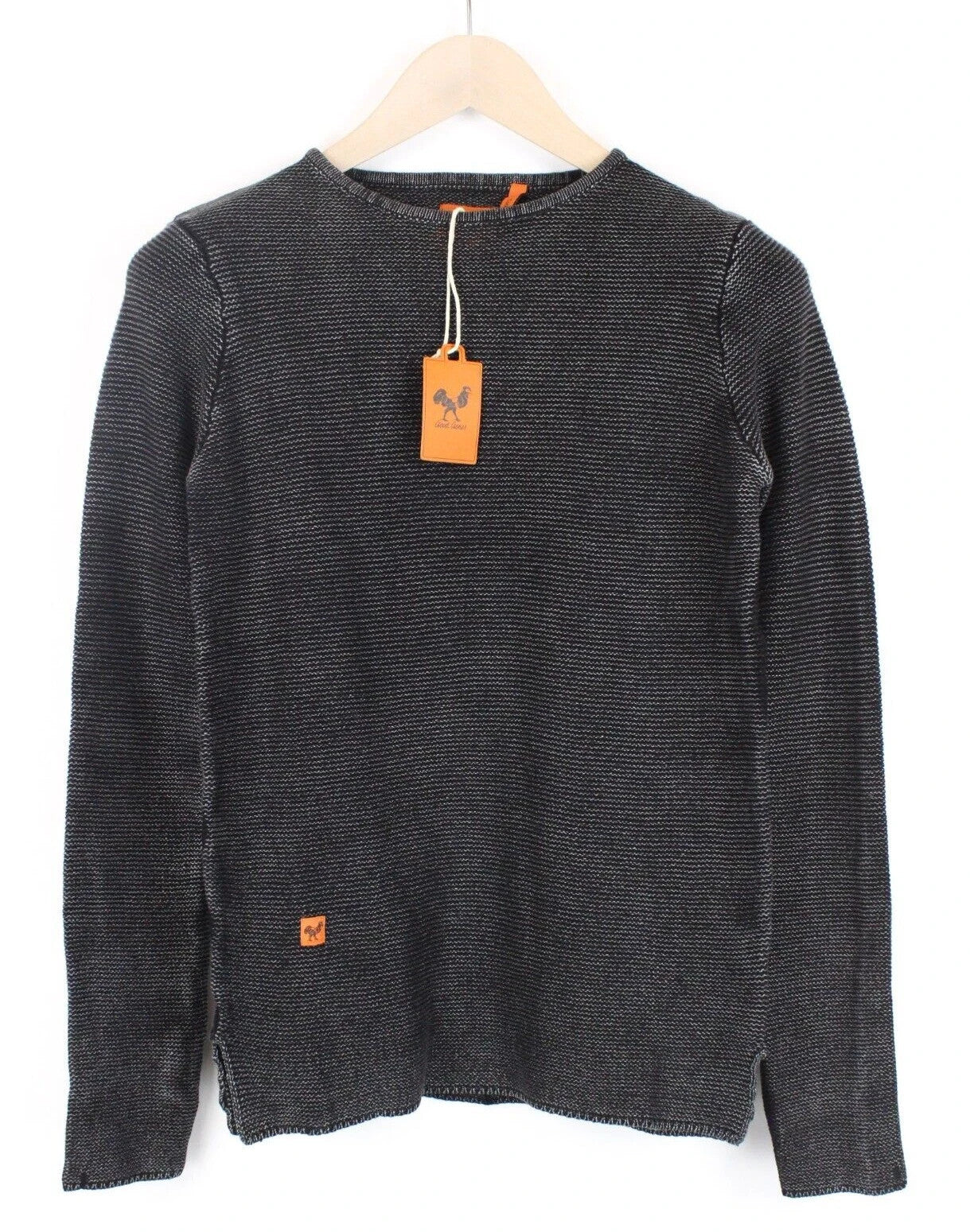 GOOD GENES Women Sweatshirt S Slim Fitted Melange Knit-Style Crew Neck Casual