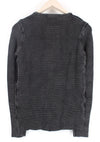 Black Knit Sweatshirt