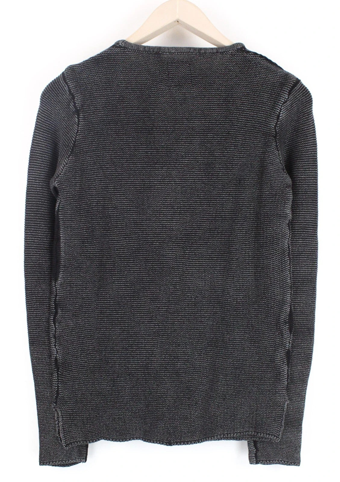 GOOD GENES Women Sweatshirt S Slim Fitted Melange Knit-Style Crew Neck Casual