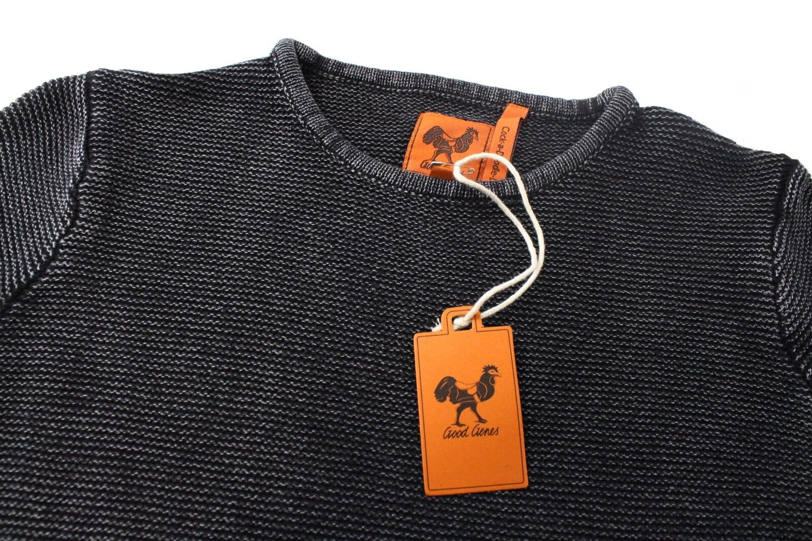 GOOD GENES Women Sweatshirt S Slim Fitted Melange Knit-Style Crew Neck Casual